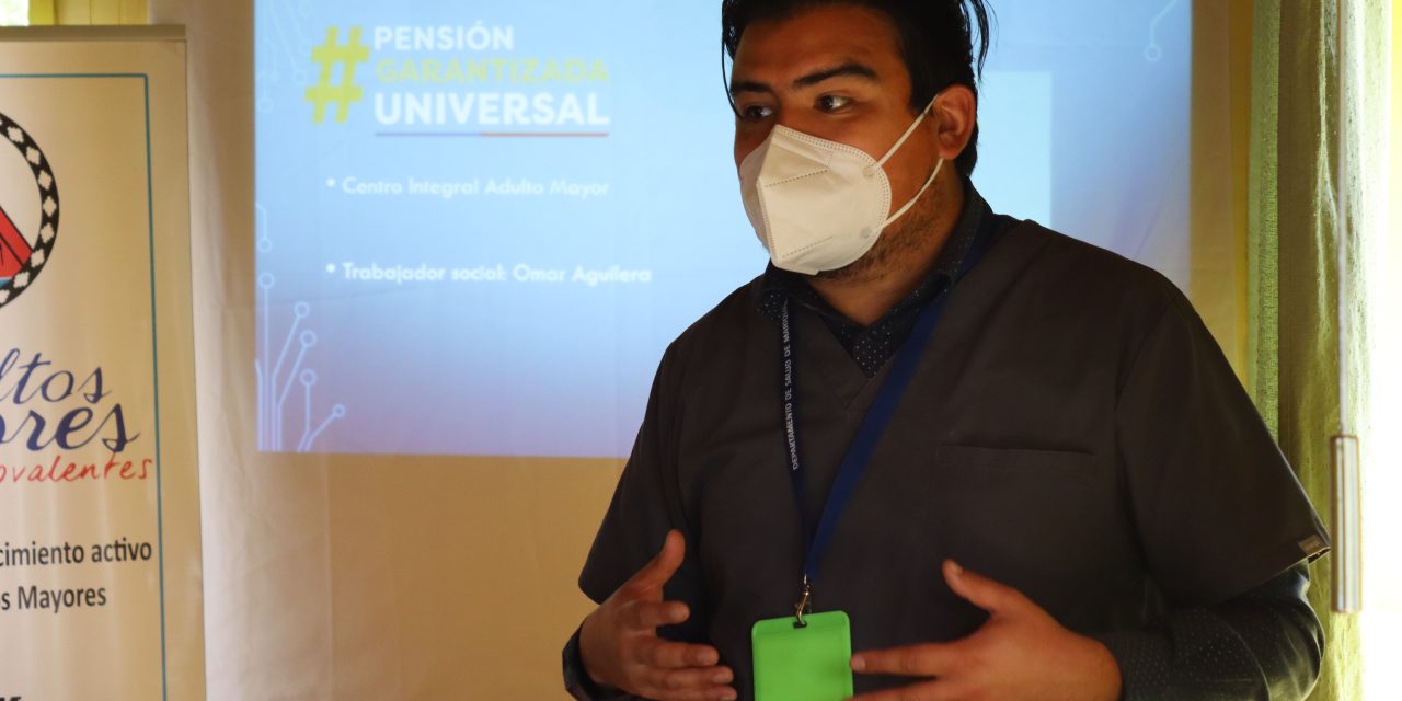 PERSONAL DEL CIAM REALIZÓ TALLER SOBRE PENSIÓN UNIVERSAL GARANTIZADA A PERSONAS MAYORES DE LA COMUNA