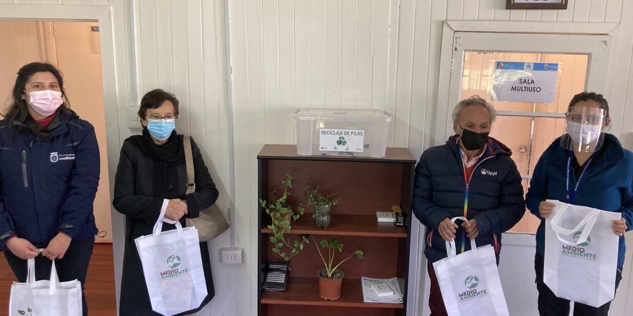 PUNTO DE RECICLAJE DE PILAS EN CENTRO INTEGRAL DEL ADULTO MAYOR