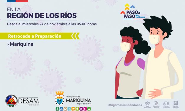 Mariquina retrocede a Preparación a partir del miércoles 24 de noviembre